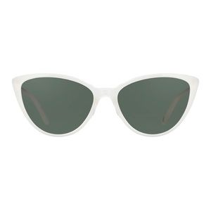 Garrett Leight Silver White Glasses